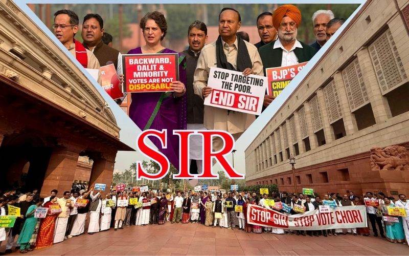   ایس آئی آرکےخلاف پارلیمنٹ میں دوسرے دن بھی احتجاج، لوک سبھا کی کاروائی اگلے دن کیلئے ملتوی 